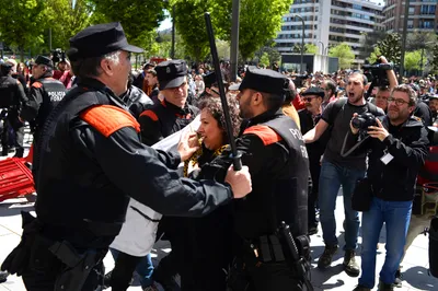 protests in spain as five cleared of gang rape at san fermin festival