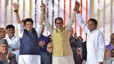 mp bypolls  congress faces uphill task  but bjp s scindia and chouhan need strong showing