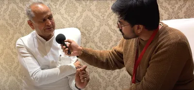 interview    congress is fighting rajasthan election on local issues  bjp is clueless   ashok gehlot