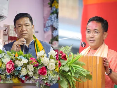 bjp  ally skm return to power in arunachal pradesh  sikkim