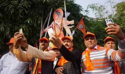 in photos  as the 2019 elections near  the ram temple card is played again