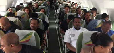 first ethiopia eritrea flight in 20 years seals peace deal