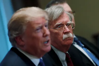 donald trump and john bolton  bulls in a nuclear china shop