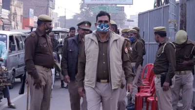 on babri demolition anniversary  tension grips mathura  police presence increased