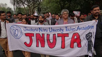 for sake of protecting the idea of a university  jnu teachers must rise