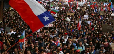 chile  one million march for social reform in santiago