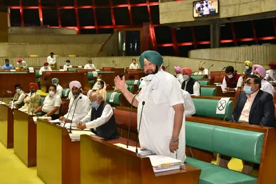 punjab assembly passes resolution against centre s farm laws