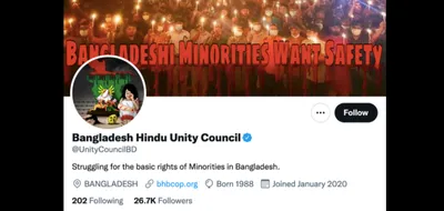 bangladesh violence  twitter account cited in many news reports  fake   says minority body