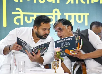 focus on jobs  youth in india bloc s ‘tejashwi’ manifesto for bihar elections
