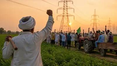 farmer protests spread across gujarat  forcing the government to rethink its policies