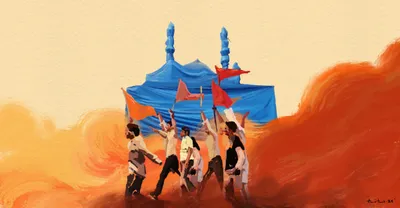 in up’s mosque coverings  a new chapter from the hindutva playbook unfolds