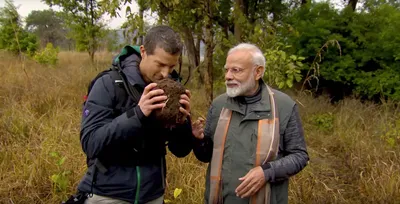 from discovery  a glimpse of what modi was doing on the day of pulwama