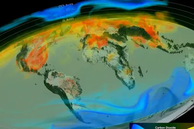 new carbon dioxide emissions data shakes up our vision of earth s future