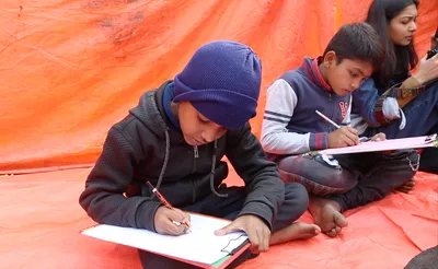 watch   a makeshift school at shaheen bagh is keeping children engaged