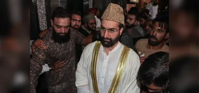 not against idea of elections in j k  says mirwaiz  but its linkage with resolution of kashmir issue