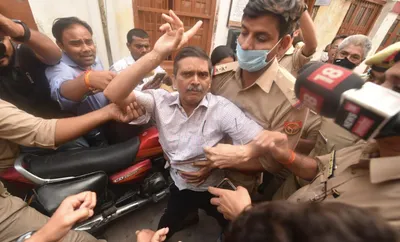 up police arrest ex ips officer amitabh thakur  allege  abetment to suicide  of rape victim