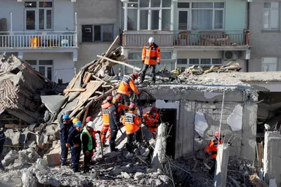 rescuers pull dozens from rubble as turkey quake toll hits 35