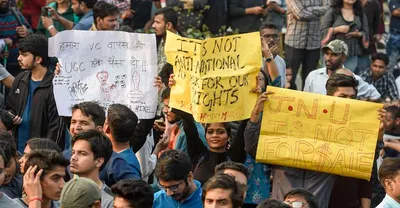 despite 41 days of protest in jnu  no sign of relief