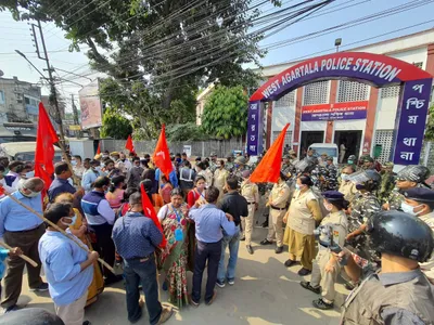 as tripura civic poll ends  opposition alleges political violence  demands fresh elections