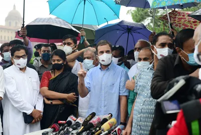  only asking if govt bought pegasus   rahul gandhi says opposition not disturbing parliament