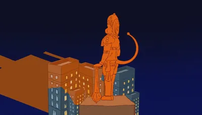 the installation of a hanuman idol by night in an ncr complex tells us larger things about india