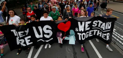 new zealand  christchurch mosques reopened as thousands  march for love 